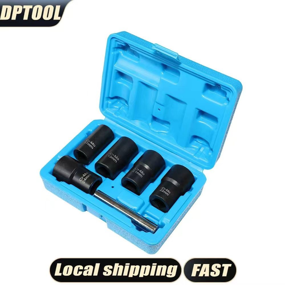 Wheel Lug Nut Remover 1/2" Drive Twist Socket Kit | Built Supply Co