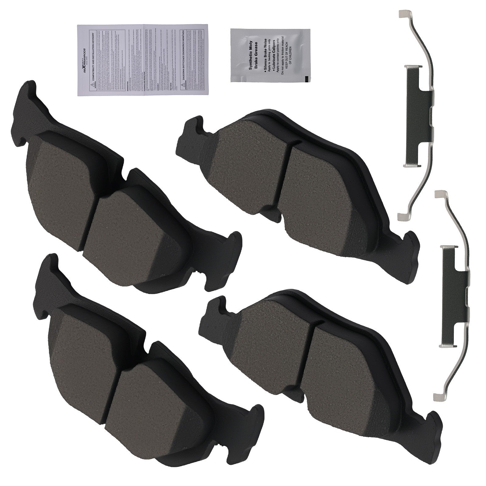 4pcs Rear Ceramic Brake Pads Kit for BMW 128i 320i 323i 325i 325xi