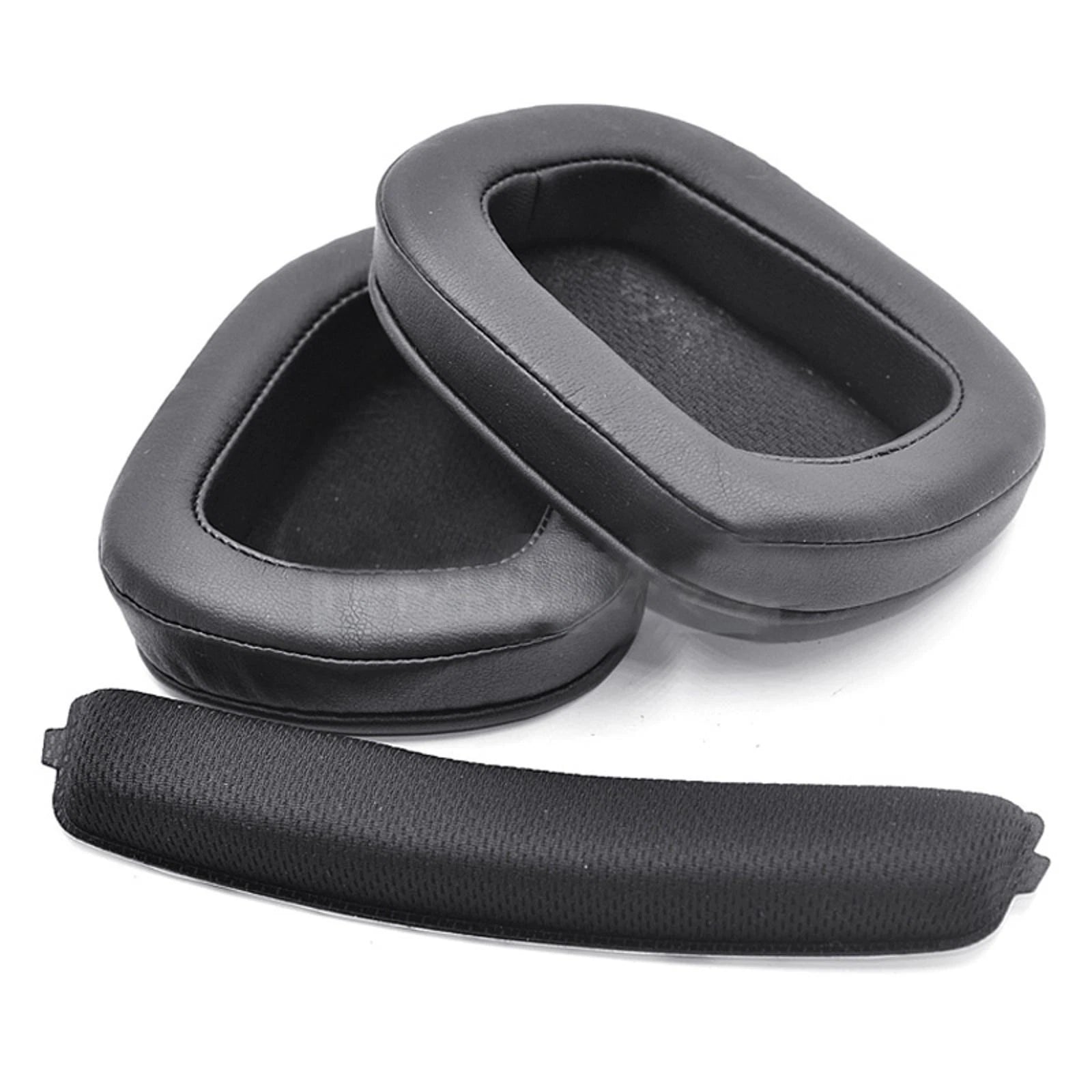 Soft Leather Foam Ear Pads Headband Cushion For Logitech G933 G633