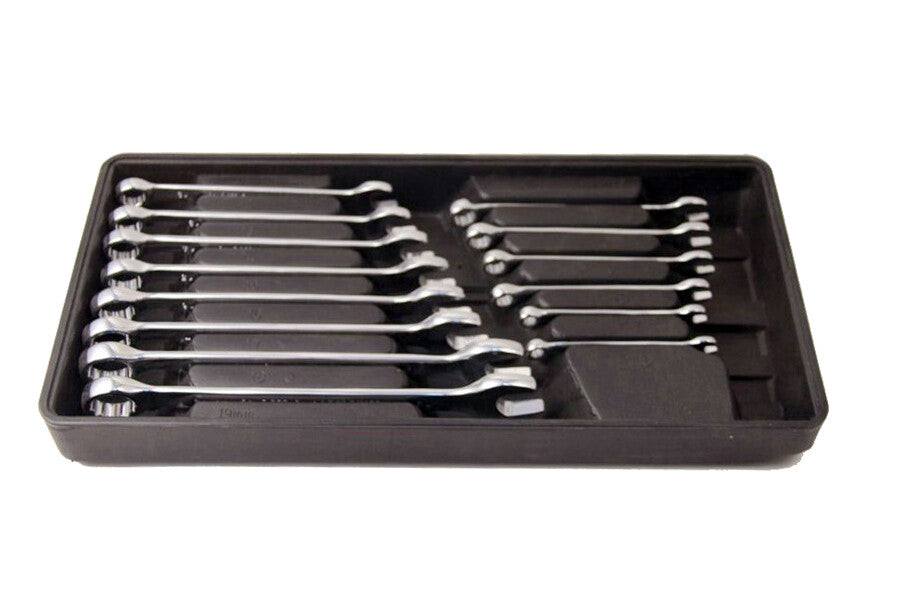 Full Polished 14pc or 4pc Industrial Combination Ring Open Spanner