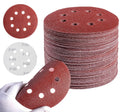 100 Pack 5" Sanding Discs Assorted Grits by Unbranded