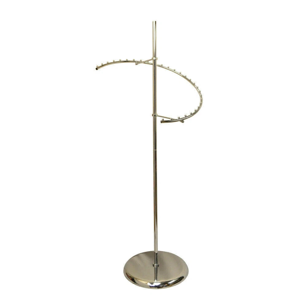 67'' Chrome 29 Ball Spiral Clothing Rack Garment Display Retail