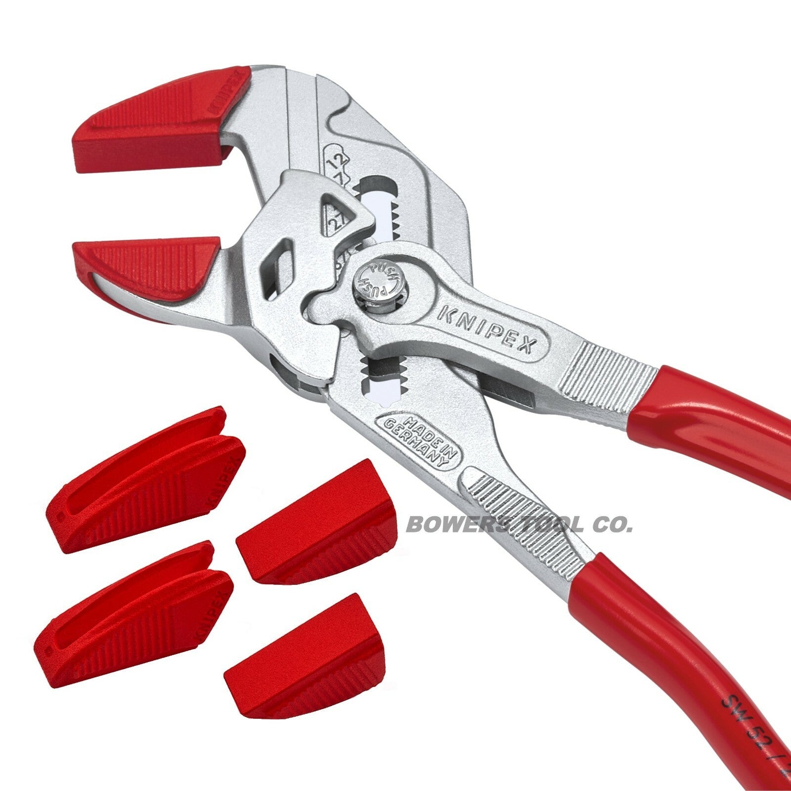 Knipex 10" Pliers Wrench Protective Jaw Covers 3 Pair