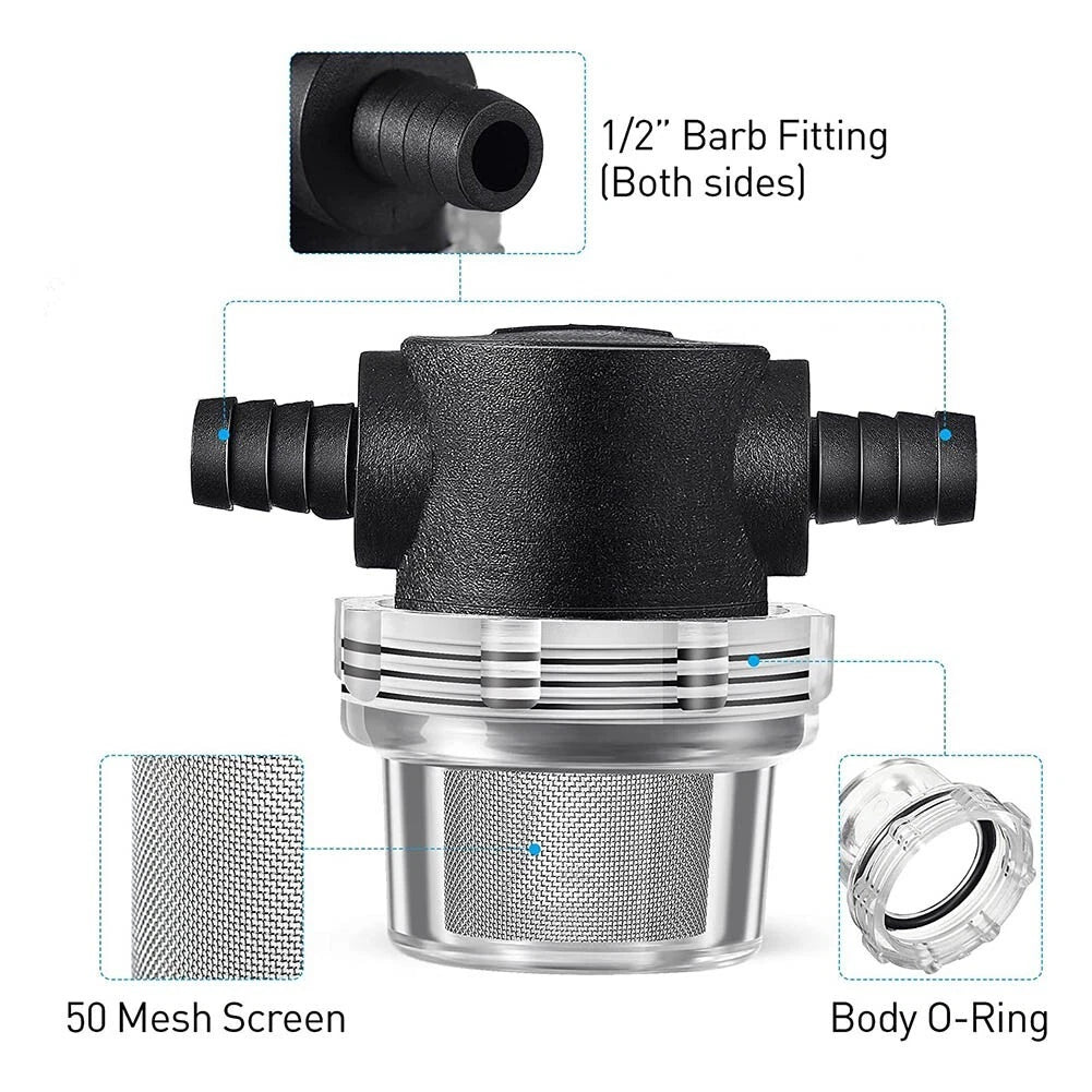 Useful Water Pipe Filter Water Strainer 1/2 Inch Accessories For Car