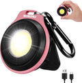 WORKPRO Rechargeable COB Keychain Work Light Magnetic Flashl