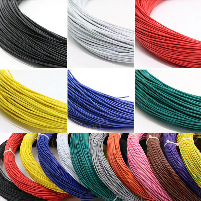16AWG-30AWG Tinned Copper Electric Wire Multicolor