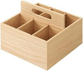 MUJI Wooden Tool Box Approx. W 6.8 x D 6.8 x H 12