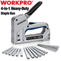 Workpro Staple Gun Heavy-duty 4-in-1 Aluminum Alloy Staple Gun For