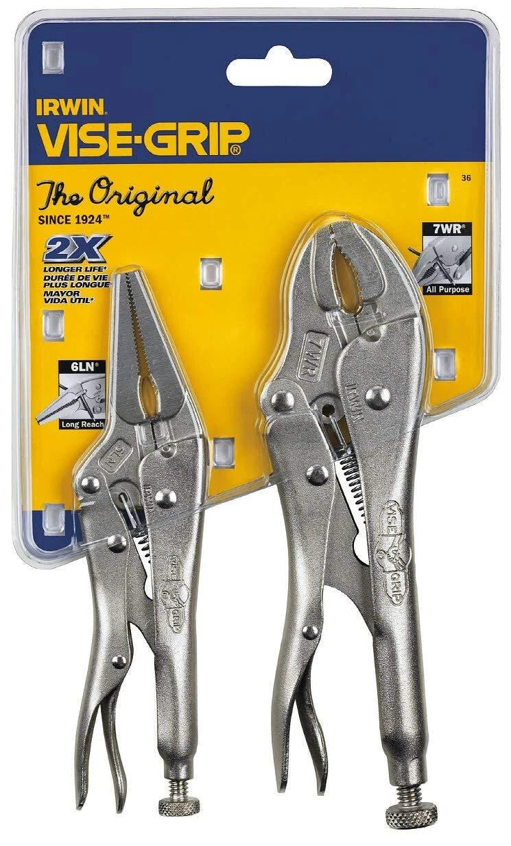 Irwin 36 Vise-grip Original Locking Pliers With Wire Cutter Set,