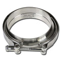 4.5" 10MM Stainless V-Band Bolt Clamp+flange Turbo Down-Pipe Wastegate