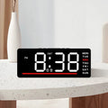 Led Digital Alarm Clock With Adjustable Brightness Two Alarms And