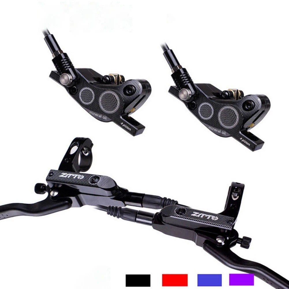 For Mountain Bike Hydraulic Brake Bicycle Disc Sporting 4 Pushes