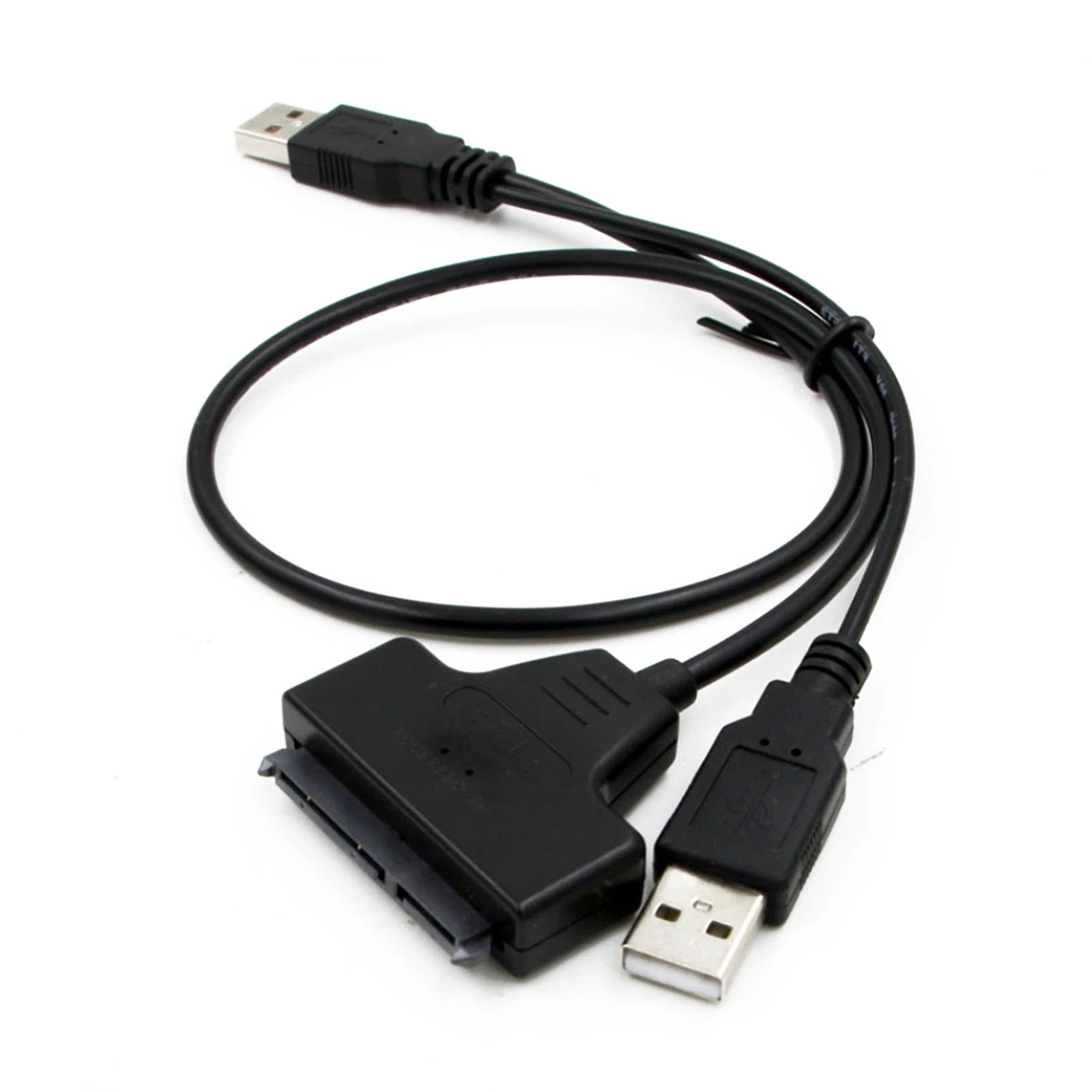 Dual Usb External Pc Ssd Hard Disk Drive Adapter Usb To Sata 2.5"