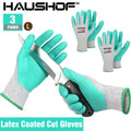 HAUSHOF Cut Resistant Gloves Level 5 Large Size