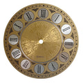 High Quality Ink Roman Numeral 180mm Aluminium Metal Wall Clock For
