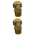 2 Pack XFITTING 1/2" Push Fit x 1/2" Male NPT Adapter,