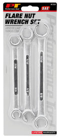 Performance Tool 3-Piece SAE Flare Nut Wrench Set by Performance Tool