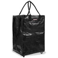 Heavy Duty Medium Reusable Grocery Bags on 4 Wheels Rolling Tote Folding Trolley