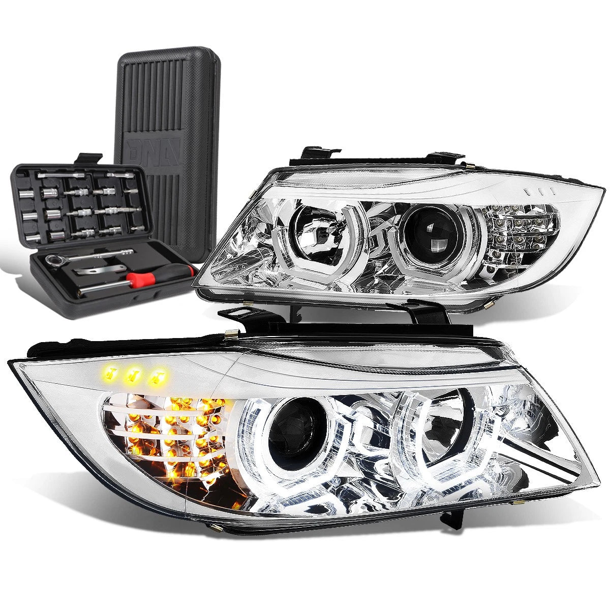 For 2006-2008 Bmw 3-series 3d Led Halo 4-dr | Built Supply Co