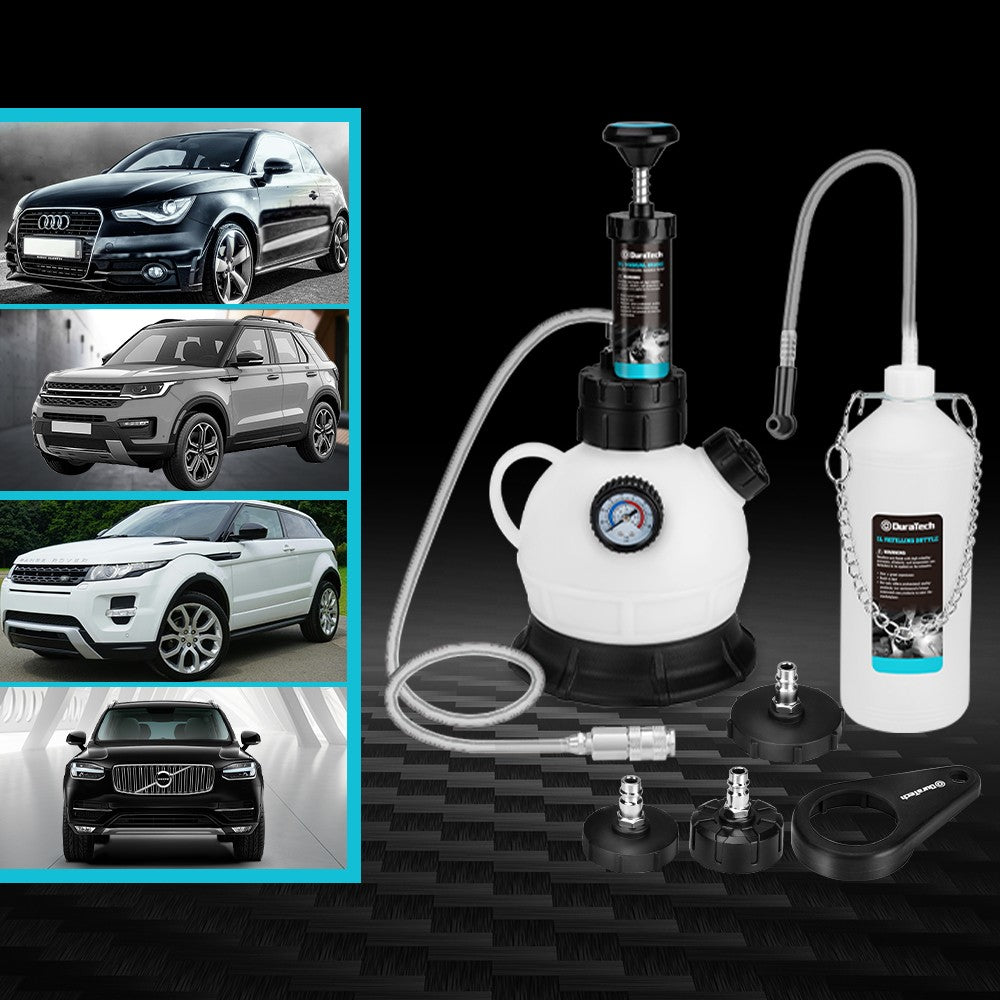 DURATECH 2L Manual Brake Bleeder Kit Brake Fluid Pressure Bleeder With