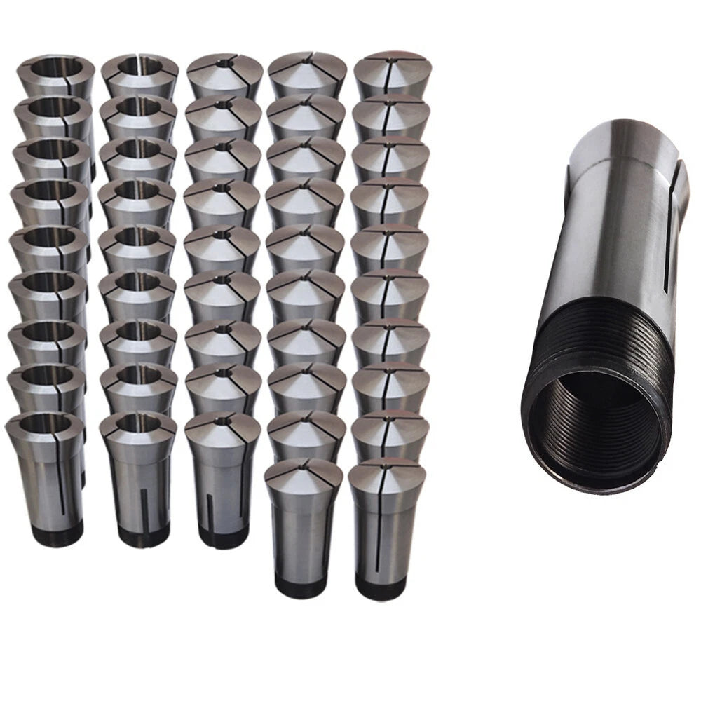 5c Round Collet Set 1/8'' To 1'' By 64ths Machinist Tool Set0006" Tir