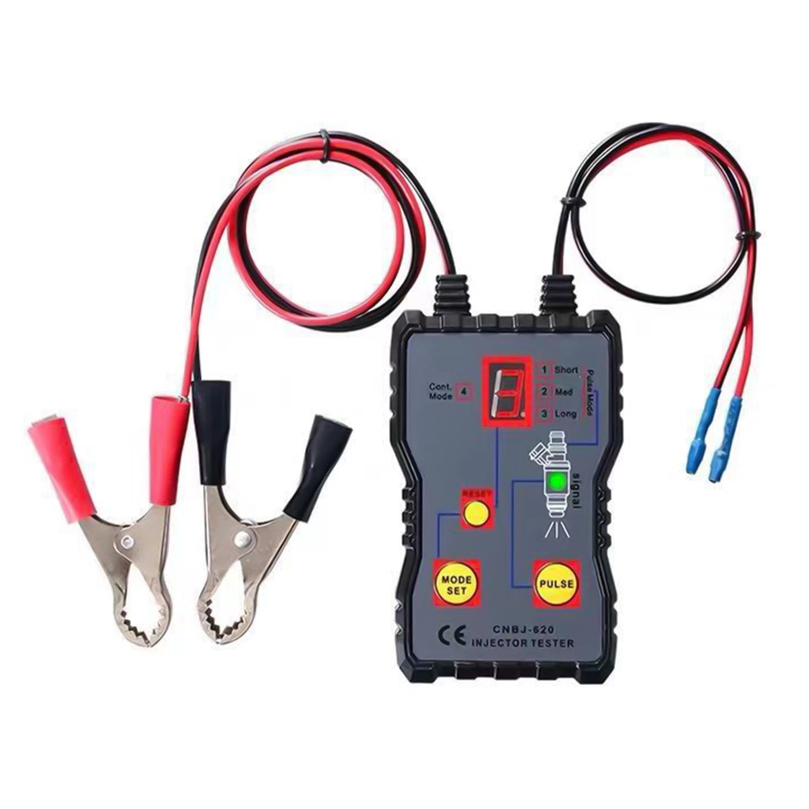 Automotive Fuel Injector Tester 4 Pluse Modes 12V Car Injector