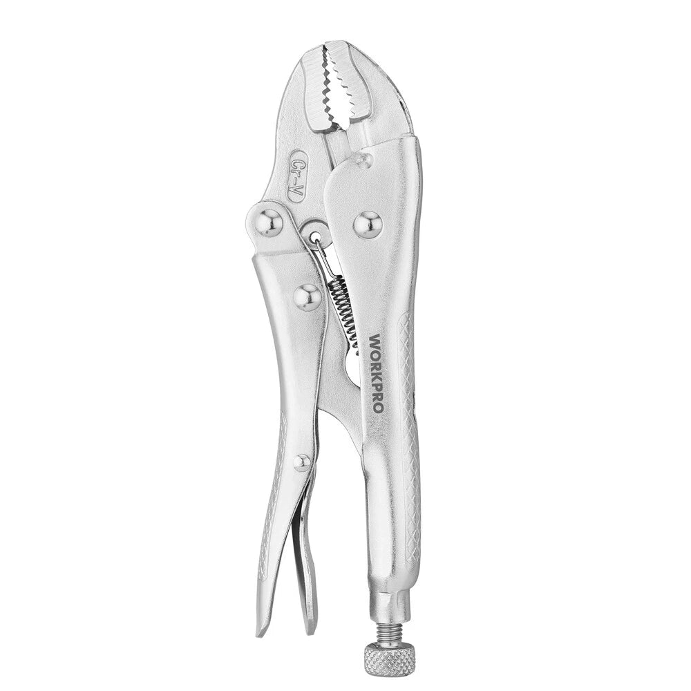 Workpro 7-inch Locking Plier Curved Jaw Adjustable Vice Grip Plier
