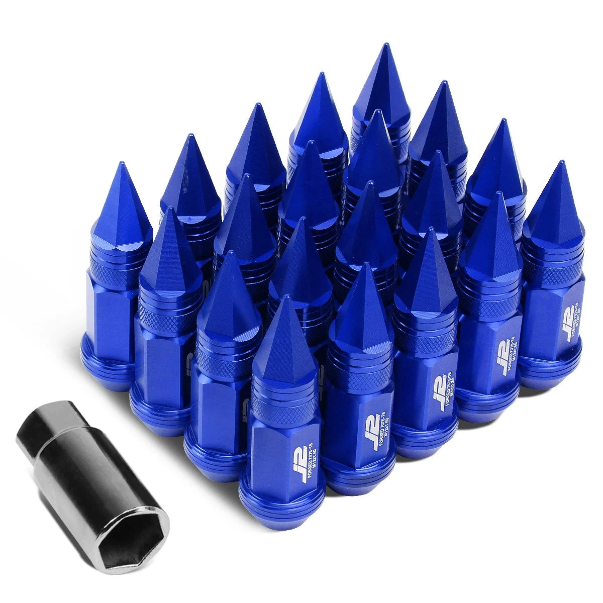 J2 7075 Forged Aluminum M12x1.5 8cm Spiky Cap Lug | Built Supply Co