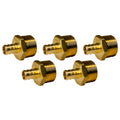 5 Pack XFITTING 1" Pex B X 1" Male NPT Threaded Adapter