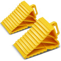 5.72"l X 3"w X 3.83"h 8000lbs Capacity Yellow Stackable Wheel Chock