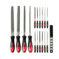 17PC Alloy Steel File Sets with Carry Case For Metal Wood Brass