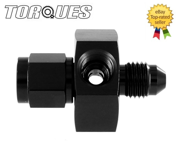 An-6 90 Degree Push-on Fuel Hose Fitting