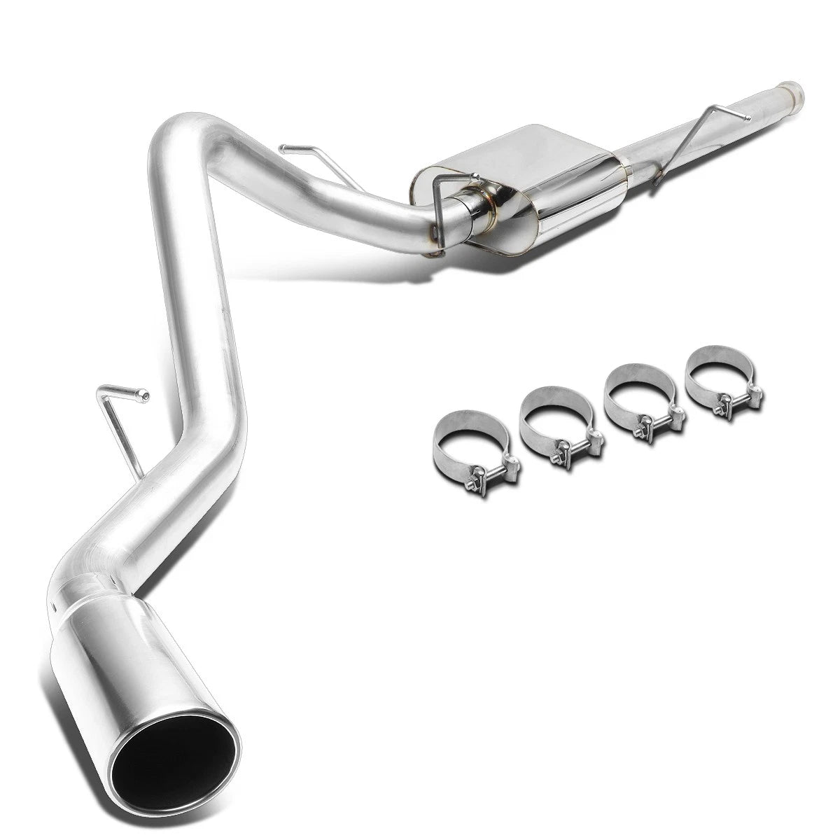 Fit 09-13 Silverado/ Sierra 1500 Muffler Exhasut | Built Supply Co