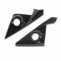 For Civic 2016-2021 Carbon Fiber A-pillar Speaker Cover Trim Abs