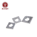 304 Stainless Steel Square Taper Washer For Slot M6 M16 M20 Washer