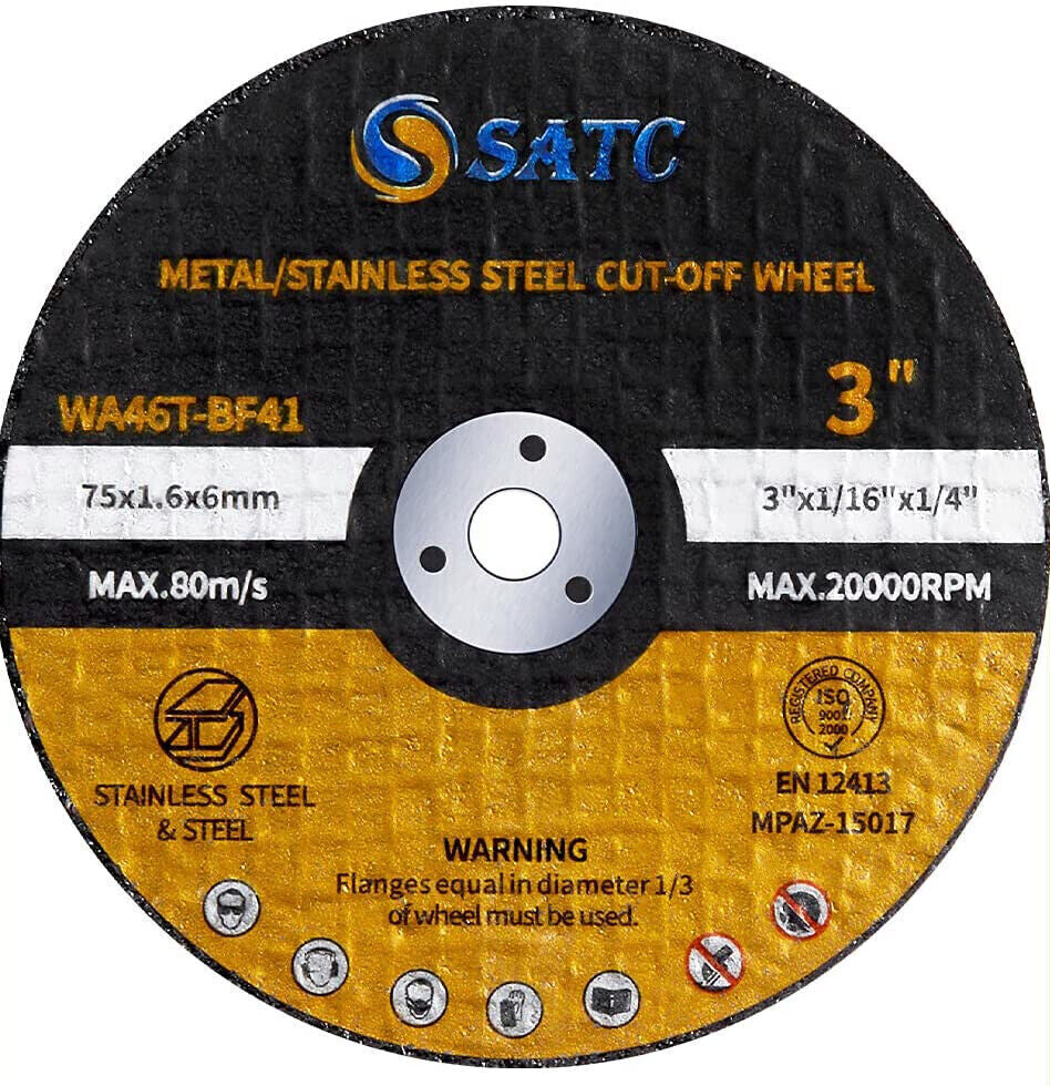 25pc Cutting Discs 3-Inch Cut Off Wheel for Angle Grinder by Unbranded