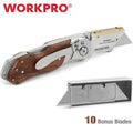Workpro Folding Utility Knife Pocket Box Cutter Quick Change Blade
