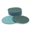 10 Pack - 7" Hook and Loop Surface Conditioning Sanding Discs, Blue