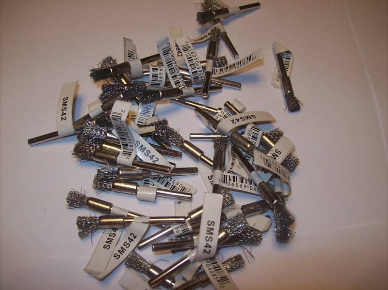 36 Steel Wire Brushes 5mm Pencil Type