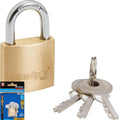 BlueSpot 30mm Double Locking Brass Padlock