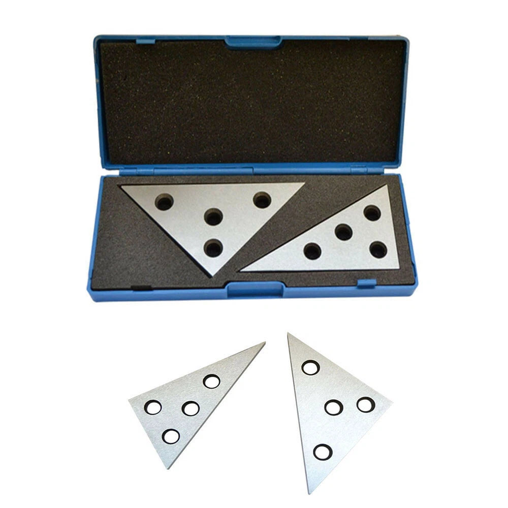 Hardened Steel Precision Ground Angle Plate 45/45/90 & 30/60/90