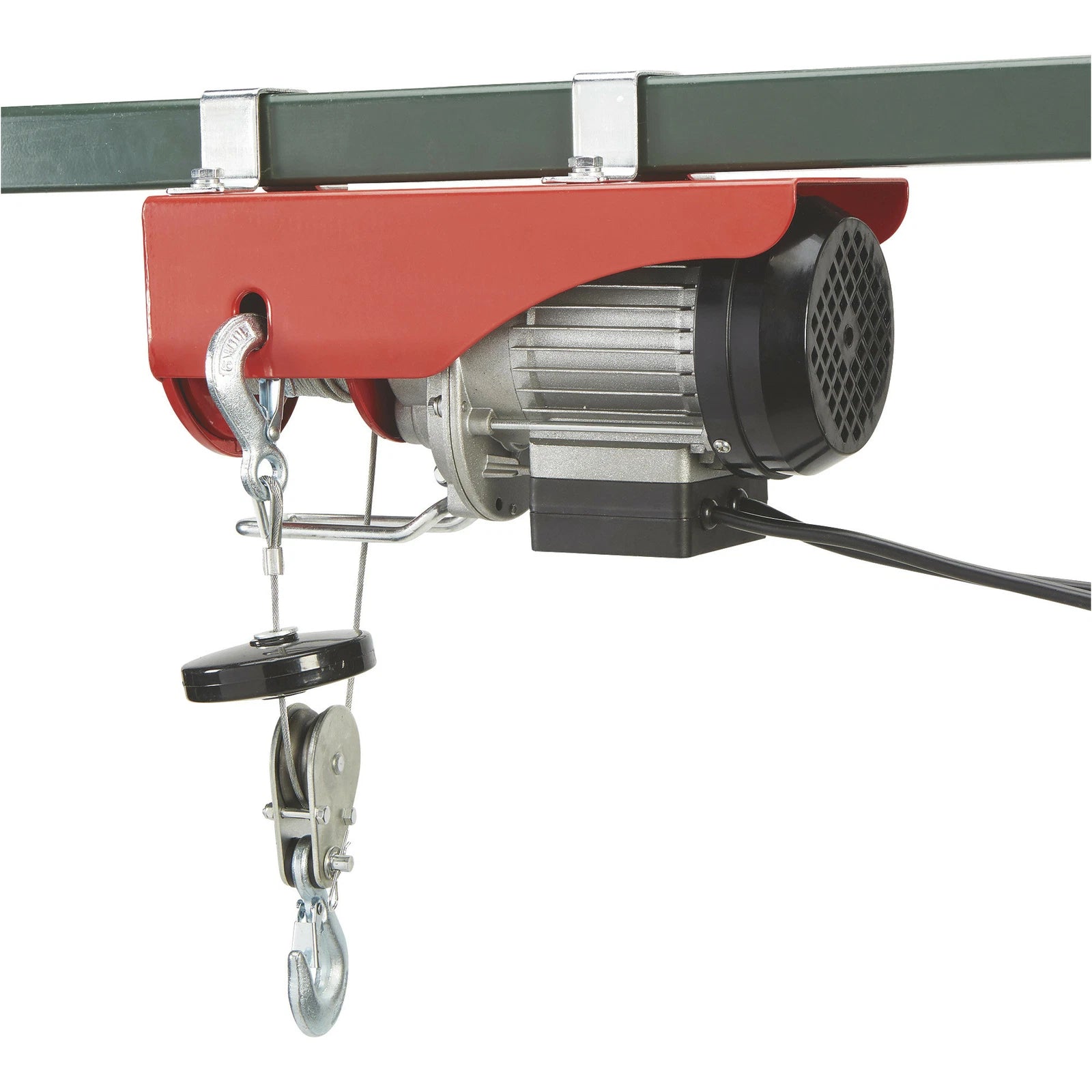 220 Lb / 440 Lb Electric Wire Rope Cable Hoist Lifting Pulley And