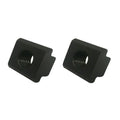7/16", 3/8 - 16 Thread T-slot Nut Black Oxide Finish - Pack 2