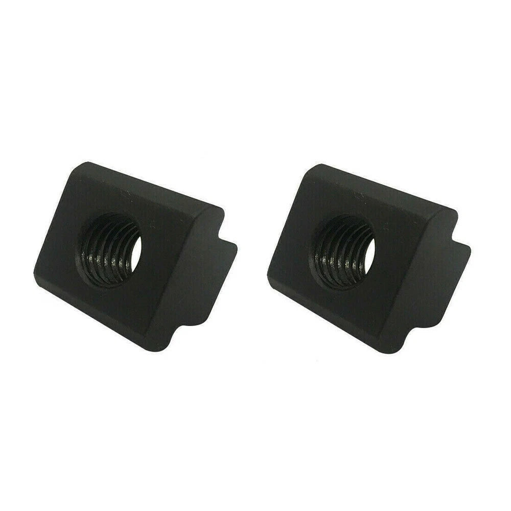 7/16", 3/8 - 16 Thread T-slot Nut Black Oxide Finish - Pack 2