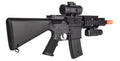 Double Eagle Cqc Electric Aeg Airsoft Rifle Bb Gun W/flashlight &