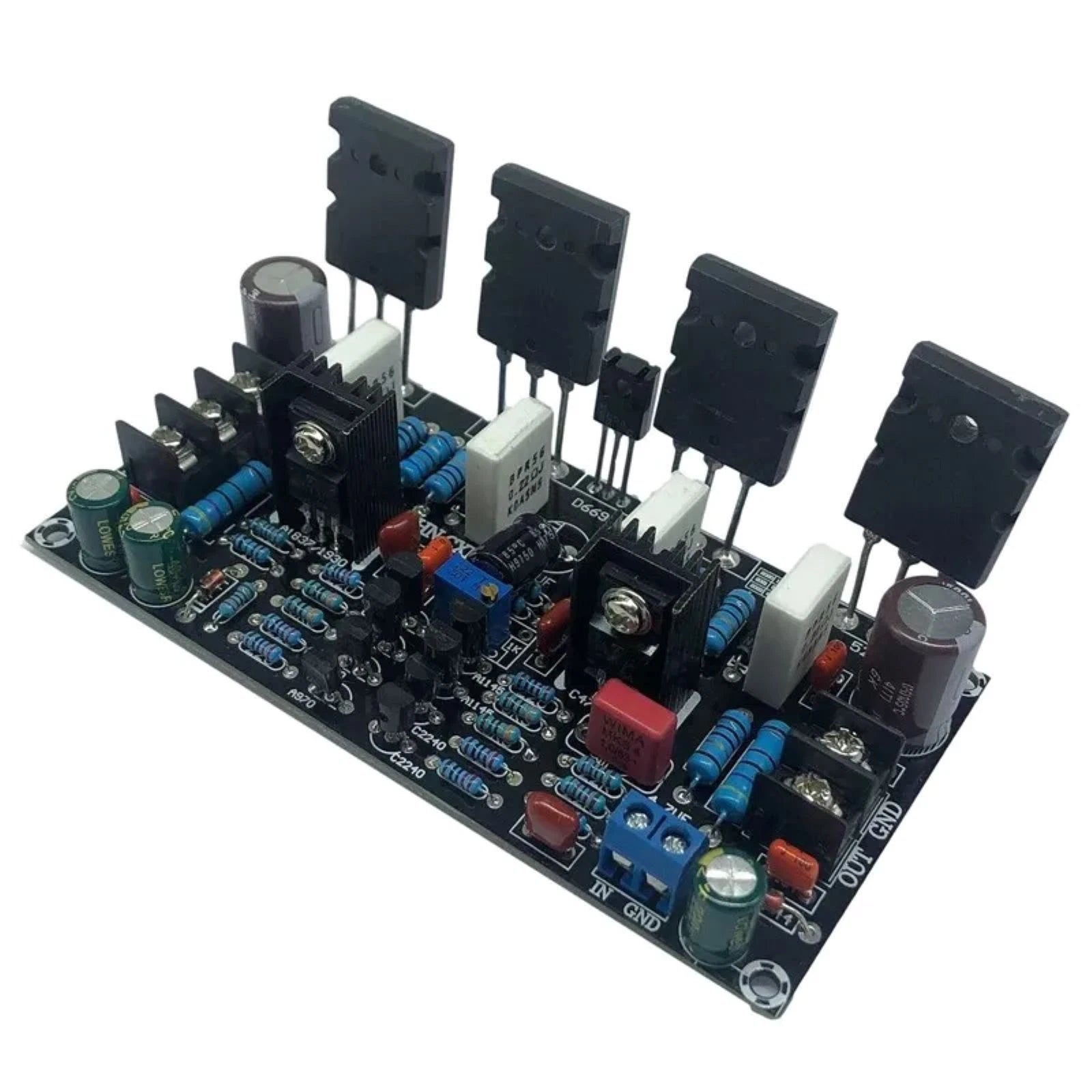Mono Power Audio Amplifier Board 200W 1943+5200 High After Tube Board