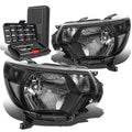 For 2012-2015 Toyota Tacoma Pair Black Clear Signal | Built Supply Co