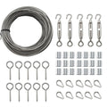 1/16 Wire Rope Kit,100Ft Stainless Steel Cable Wire Rope, M5