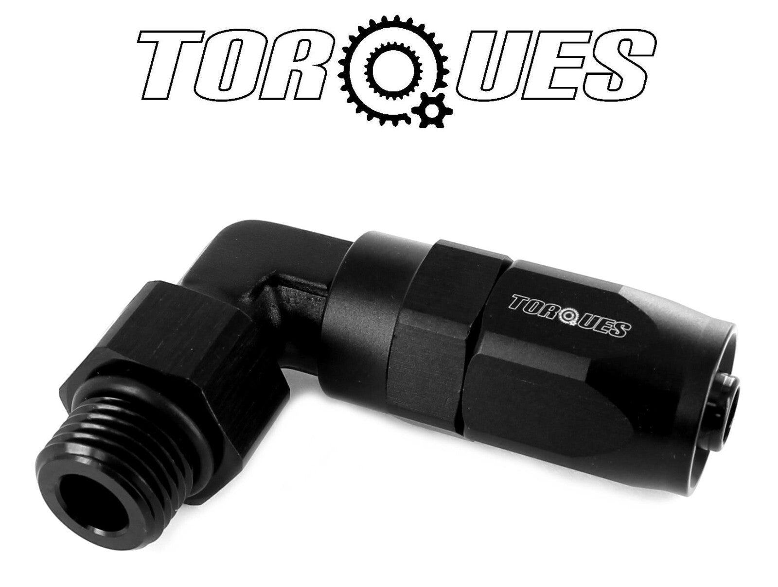 An-6 (6an Jic-6) to Orb-6 (9/16") 90 Degree Forged Fast Flow Hose