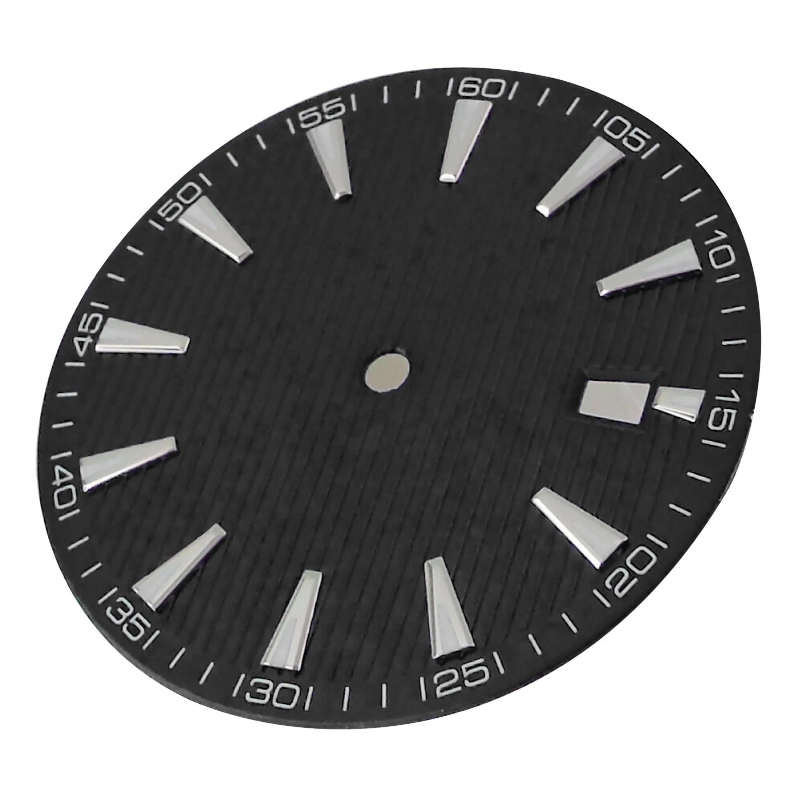 33.5mm Black+white Watch Dial Date Window @3 Fit For Nh35/nh35a Watch